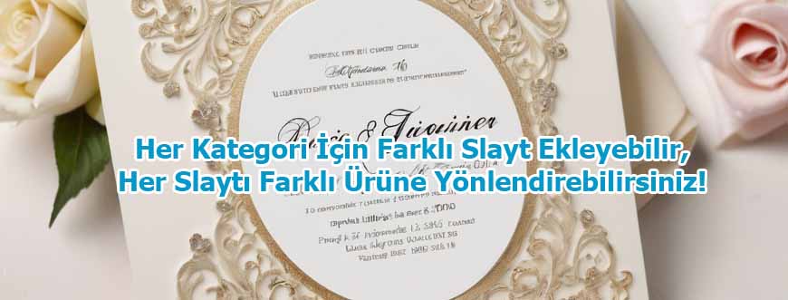 Kır Çiçeği Temalı Düğün & Nişan Davetiyesi